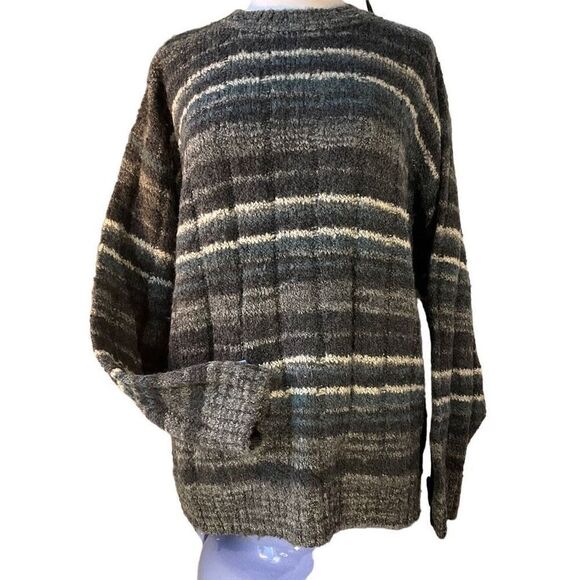 Geoffrey Beene Britboy Grandad Sweater. Arctic hombre. Wool blend Size Large. - Picture 2 of 15